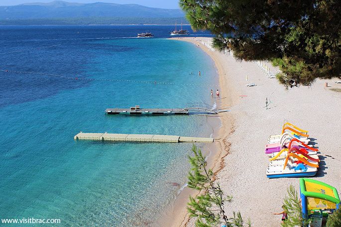 Otok Brac Plaza Zlatni Rat