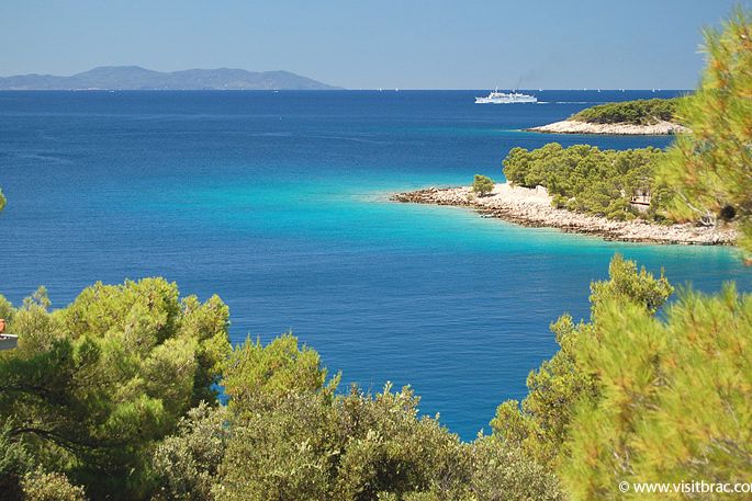 Bucht Lučice, Duboka Milna Insel Brač, Kroatien