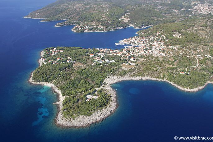 Insel bra kroatien